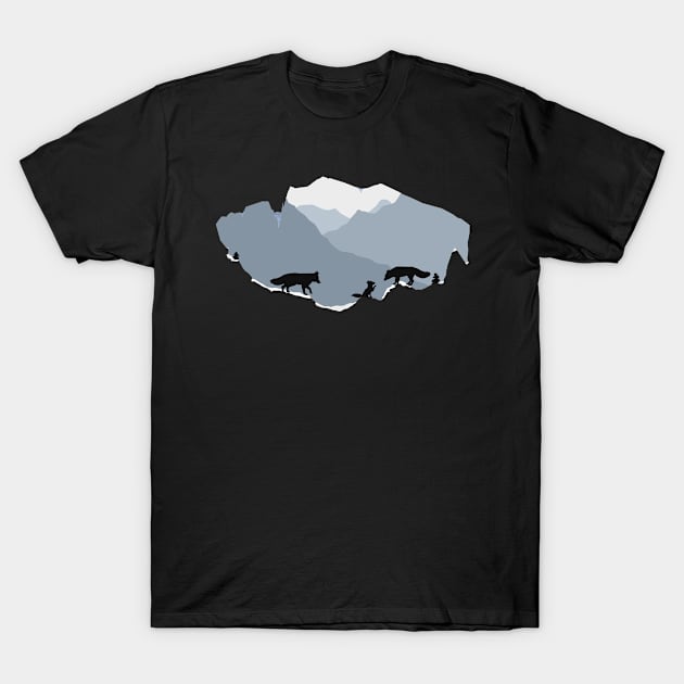 Winter Wildlife T-Shirt by Caspi
